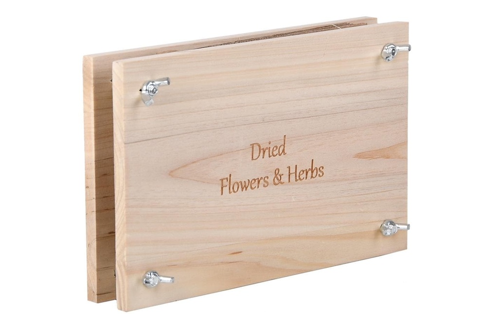 Esschert Design Presse à fleurs et à herbes avec vis