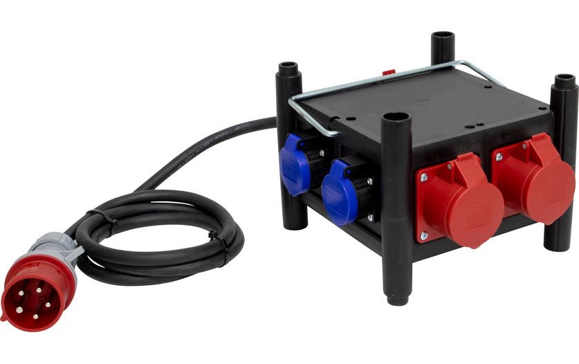 Brennenstuhl Distributeurs de chantier BSV 3x CEE/5, 2x T23 / T25 avec 2 m de câble d'alimentation