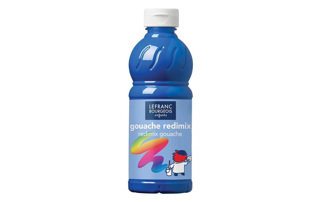 LEFRANC Peintures tempera Redimix 500 ml, Bleu
