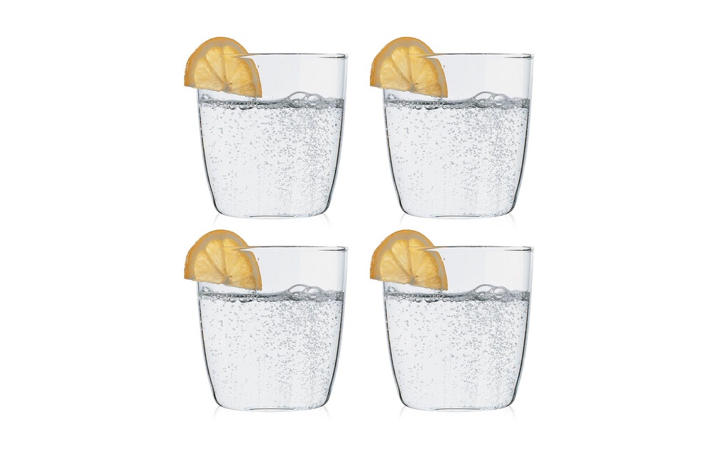 Bodum Verre Kvadrant 4 pièces Transparent, 0.35 l