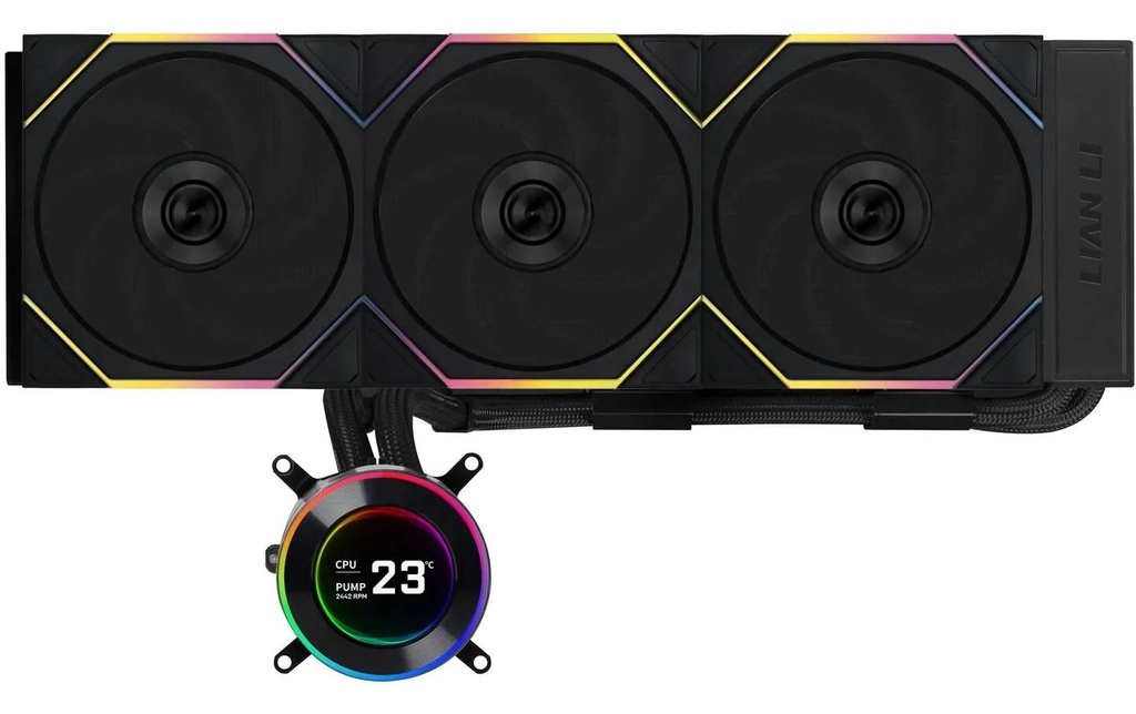 Lian Li Refroidissement à eau HydroShift II LCD 360TL Noir