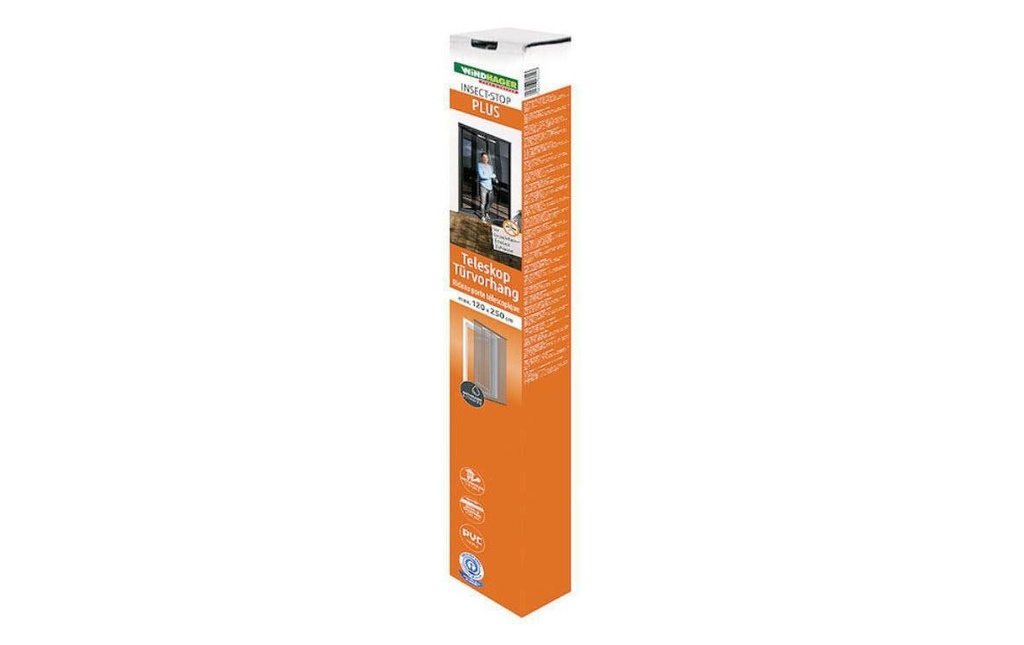 Windhager Moustiquaire Télescope pour rideau de porte