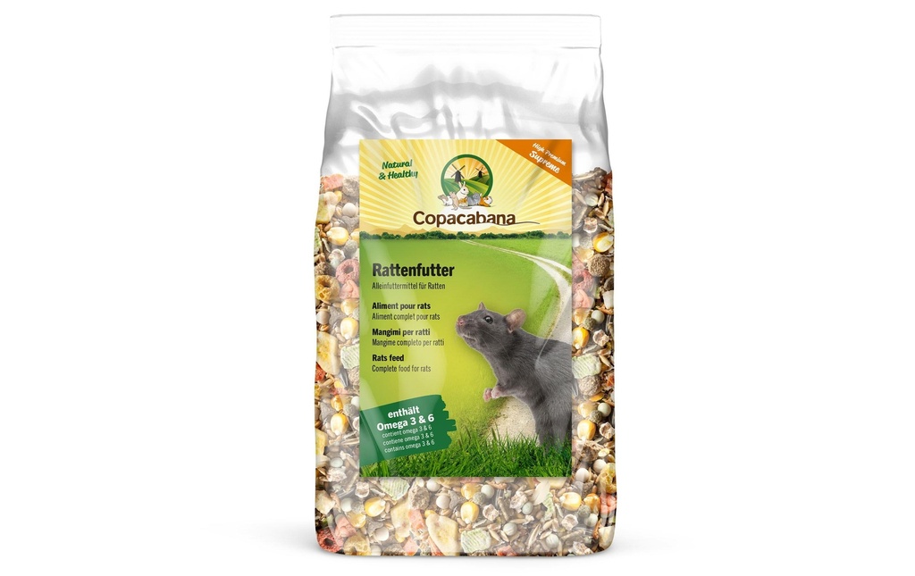 Copacabana Nourriture de base Nourriture pour rats Supreme, 750 g