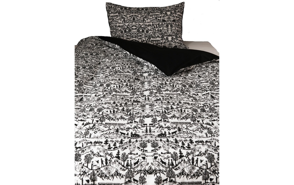 Hubatka Housse de duvet Découpage 160 x 210 cm