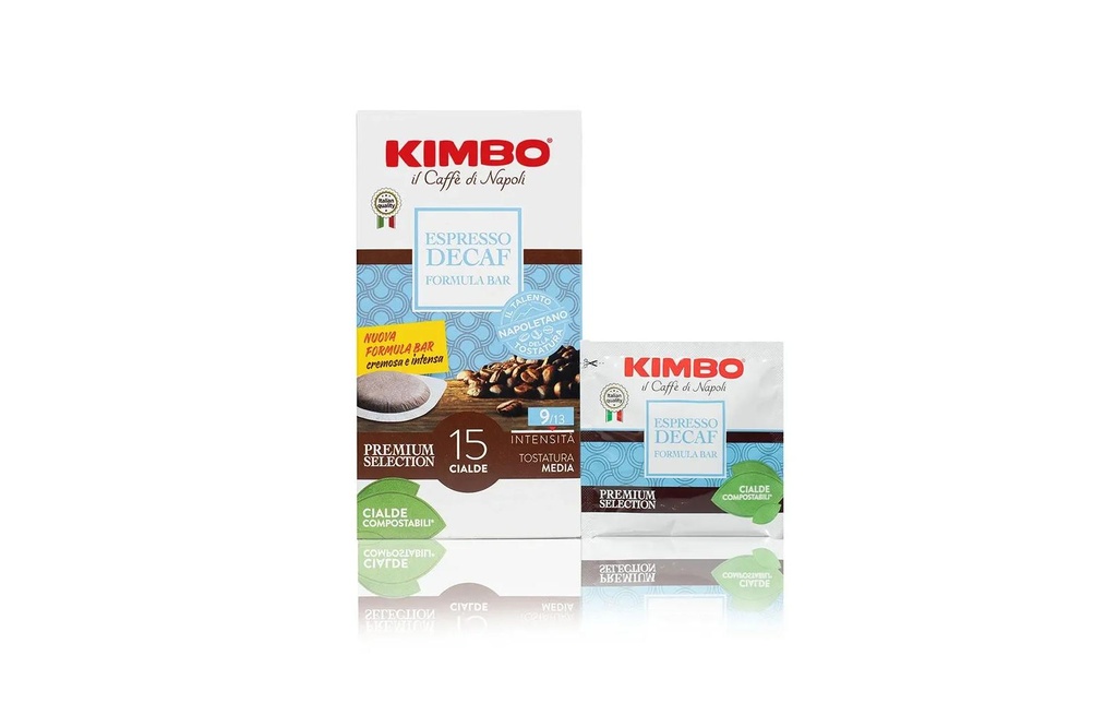 Kimbo Dosettes de café Déca 15 pièces