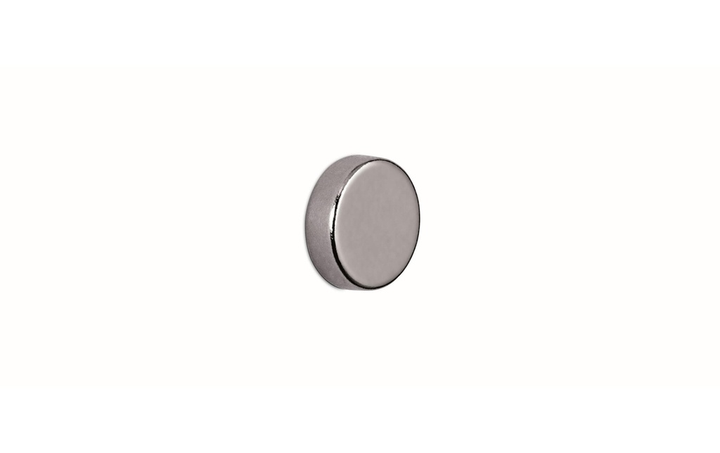 MAUL Aimant Neodym 10x3mm nickel (10 pces)