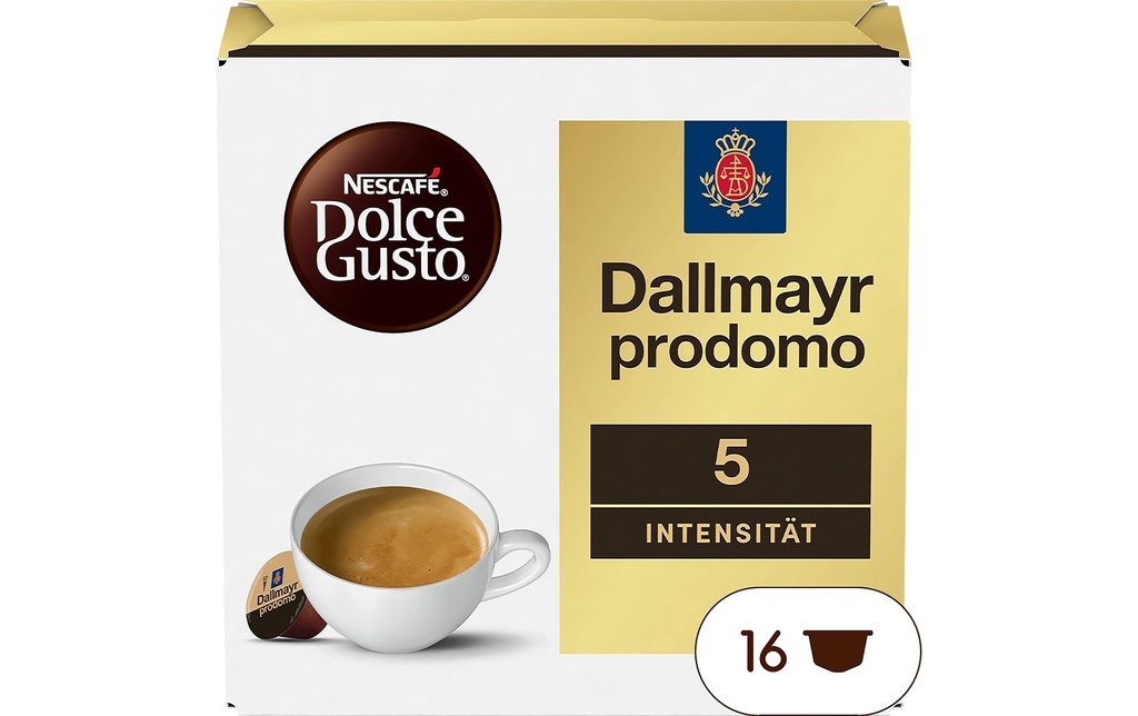 Nescafé Capsules de café Dolce Gusto Dallmayr Prodomo 16 pièces