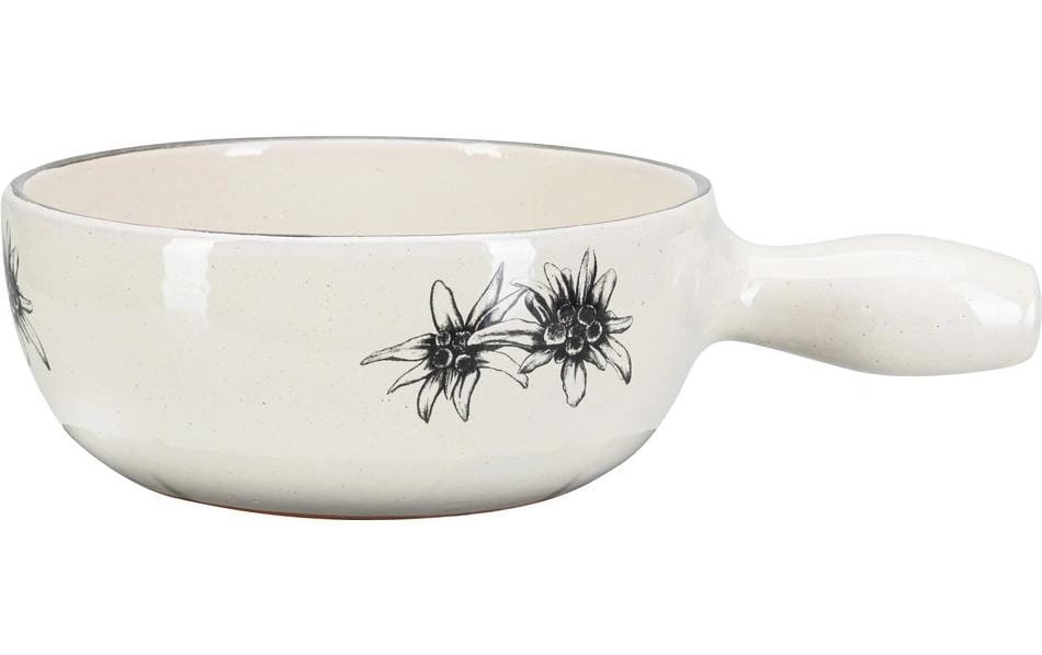 Nouvel Caquelon à fondue Duo, Ø 22 cm, edelweiss