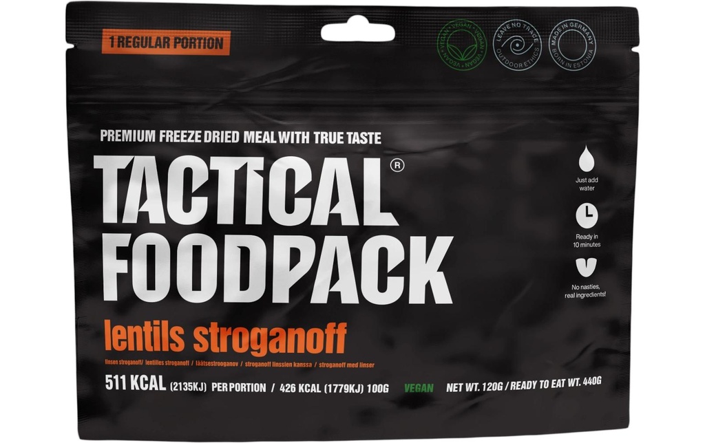 Tactical Foodpack Lentilles Strogonoff