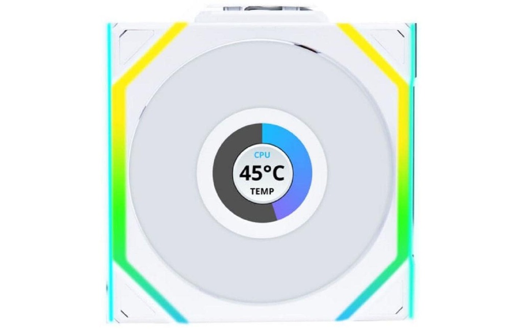 Lian Li Ventilateur PC UNI FAN SL 120 Reverse Blade Blanc