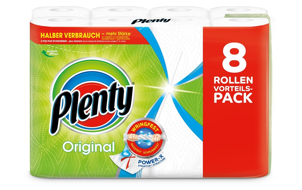 Plenty Papier absorbant Original 8 Pièce/s