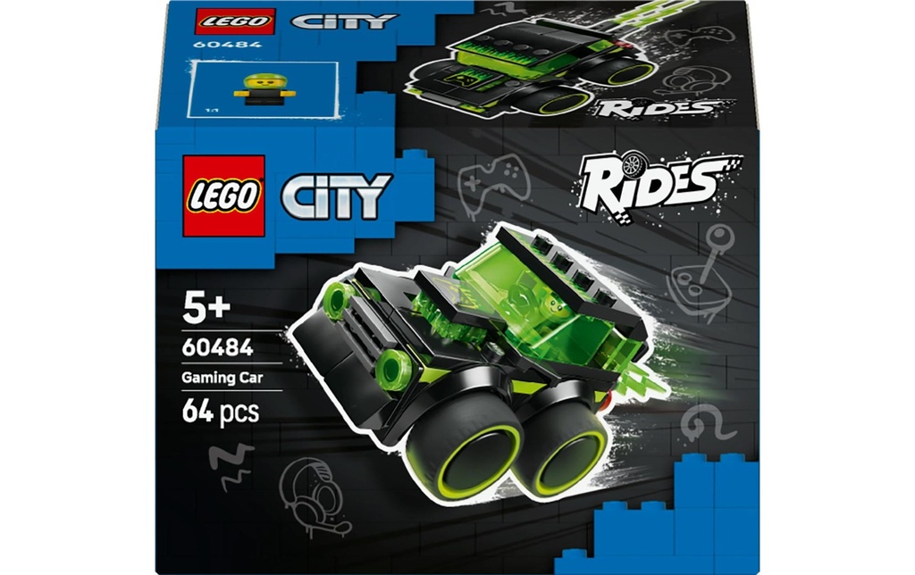 LEGO® City Véhicules – La voiture de course de jeu vidéo 60484