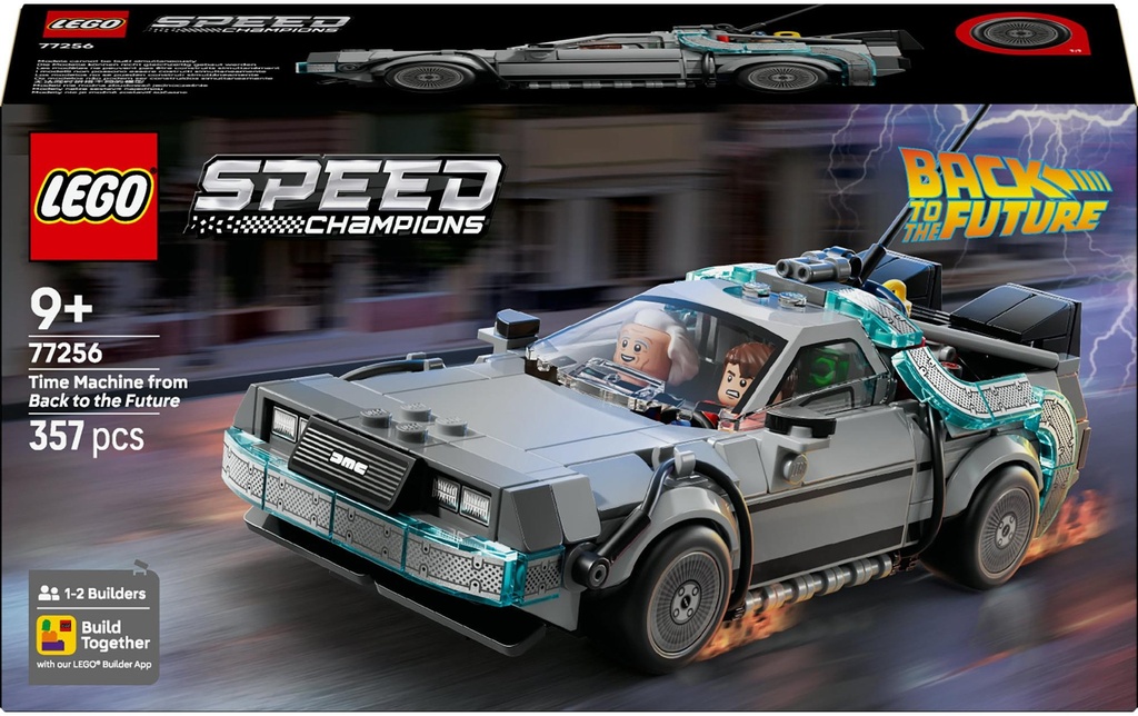 LEGO® Speed Champions La machine à remonter le temps de Retour vers le futur 77256