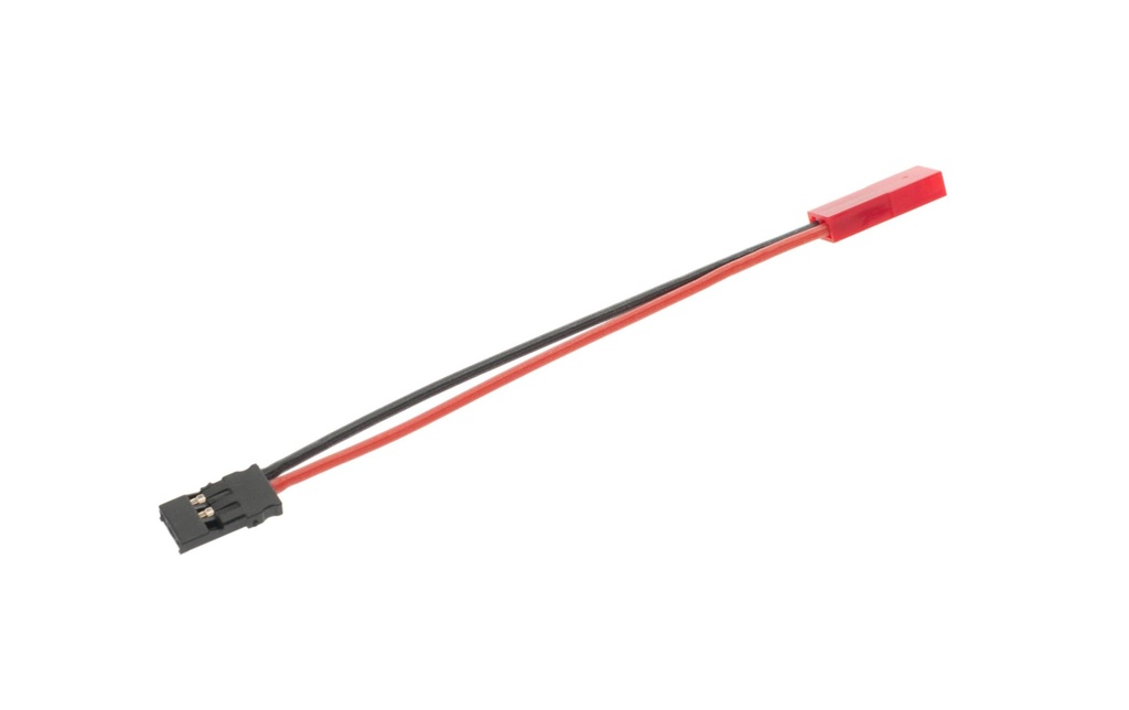 Muldental Câble adaptateur 10 cm Prise BEC zu Connecteur JR