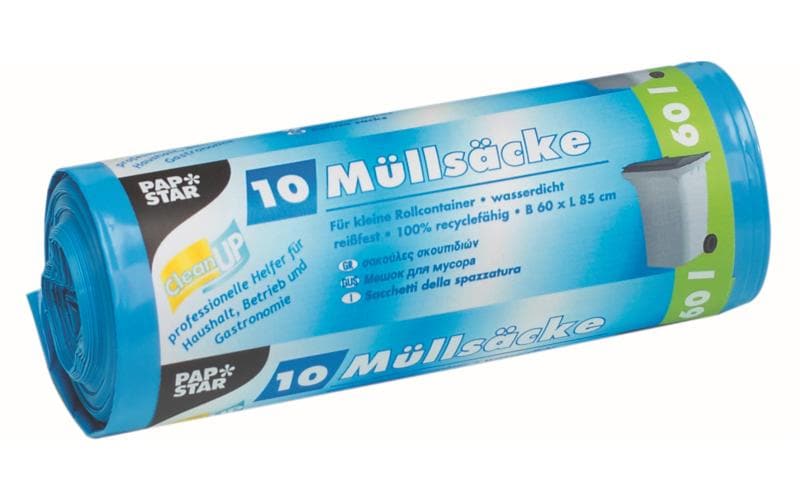 Weita Sac à ordures ménagères Papstar 60 l, 10 Pièce/s