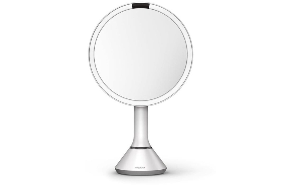 Simplehuman Miroir cosmétique avec capteur Touch Control Blanc