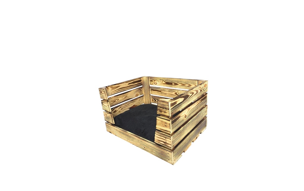 Holz Zollhaus Coussin pour chat Vintage flammé, 50 x 40 x 30 cm