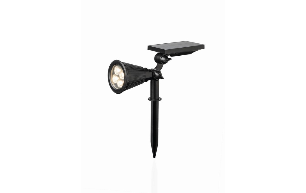 STT Spot de jardin Solar Motion, Noir