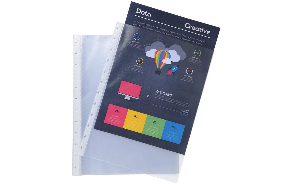 EXACOMPTA Poches A4 PP translucide (10 pces)
