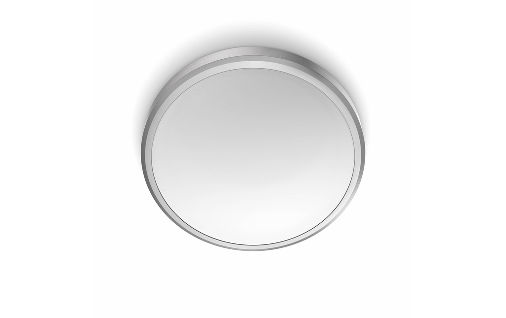 Philips Plafonnier Doris, 17W, 4000K, IP44, nickel