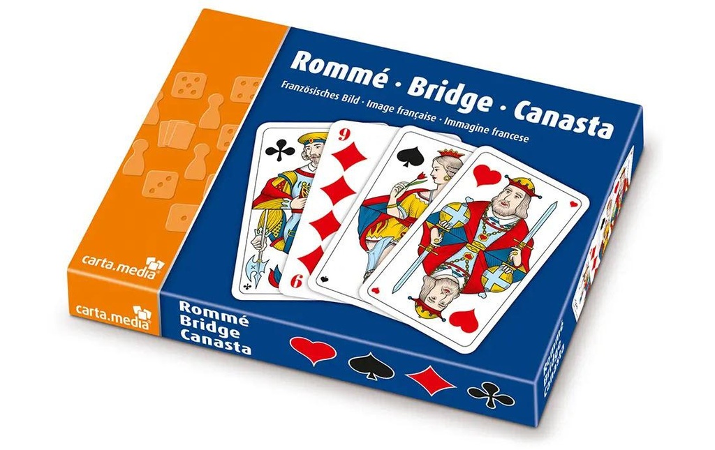 Carta.Media Jeux pour la famille Rommé – Bridge – Canasta
