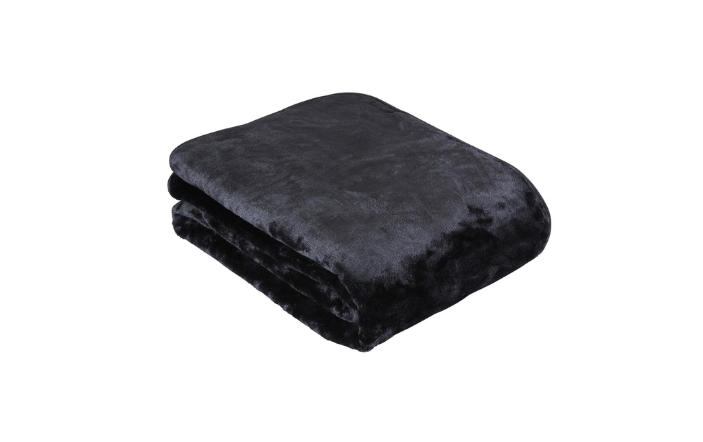 Eskimo Couverture Cashmina noir, 150 x 200 cm