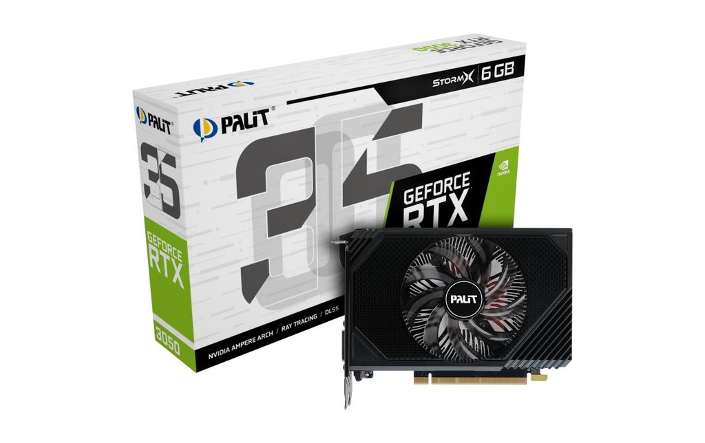 Palit Carte graphique GeForce RTX 3050 StormX 6 GB