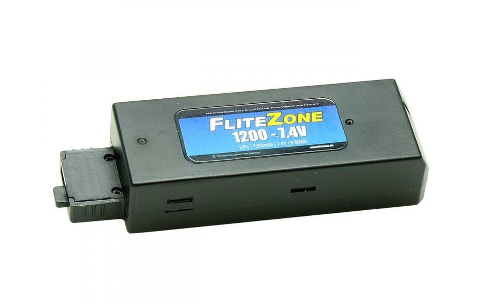 FliteZone Batterie RC LiPo 1200 mAh 7.4 V Hughes MD500