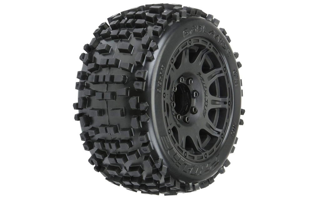 Proline Roues complètes Badlands MT 3.8 1:8, 2 pièces