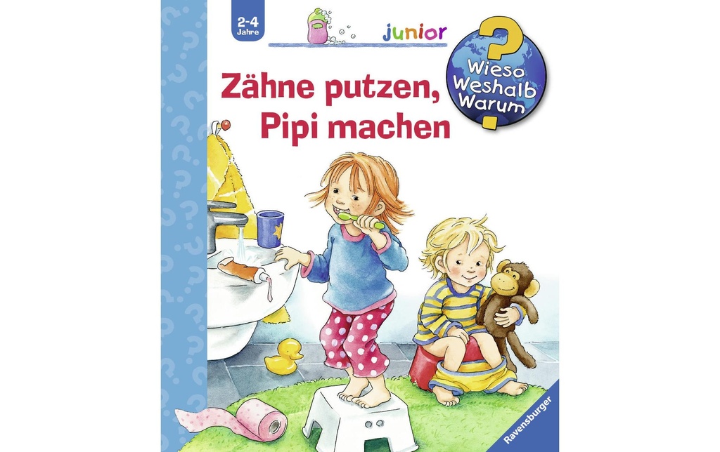 Ravensburger Livres pratiques pour enfants WWW Zähne putzen, Pipi machen