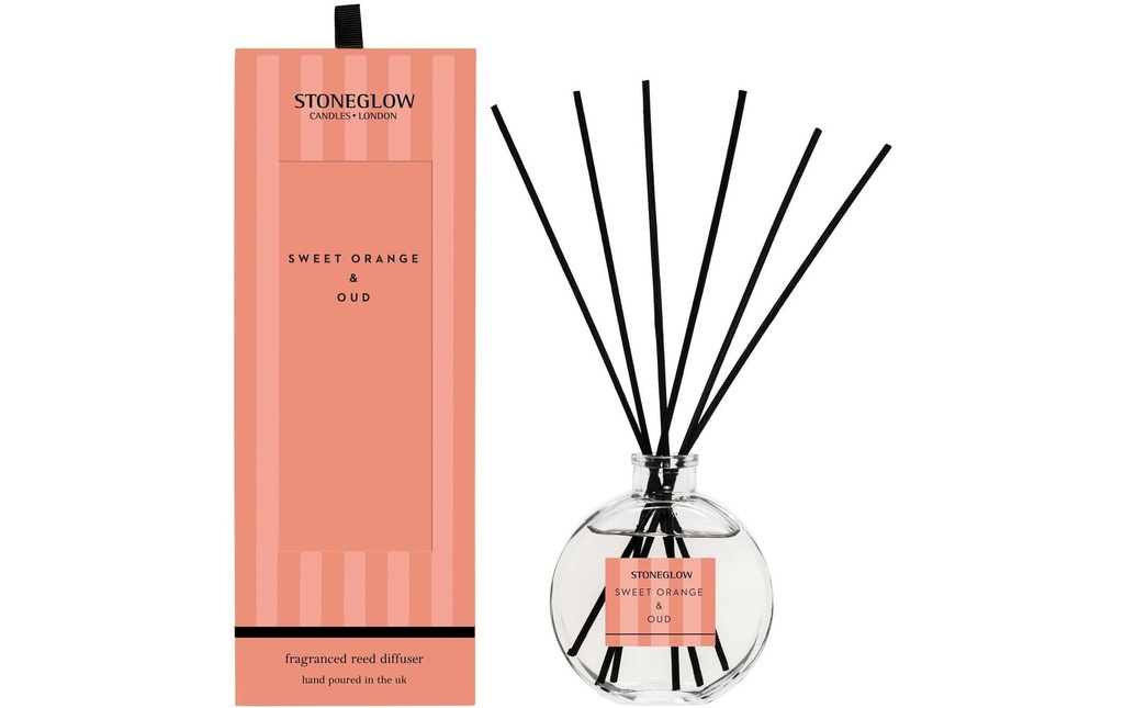 Stoneglow Bâtonnets parfumés Sweet Orange & Oud 120 ml