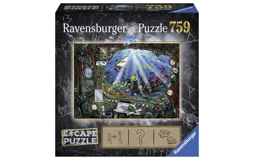 RAVENSBURGER Escape Puzzle dans sous-marin