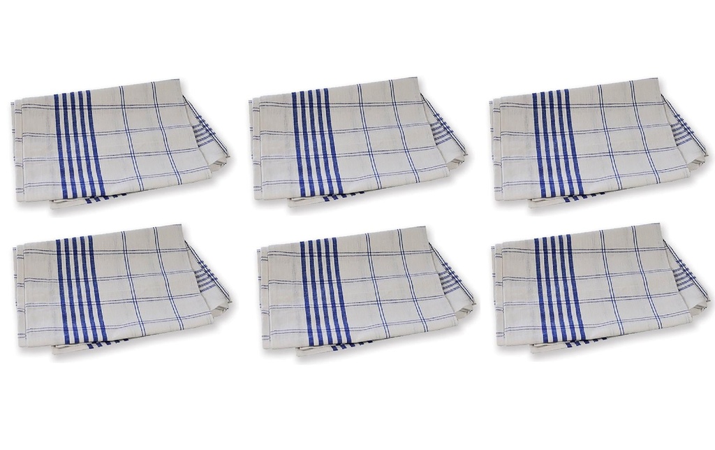 Haushaltsware Torchon pour la vaisselle Bleu