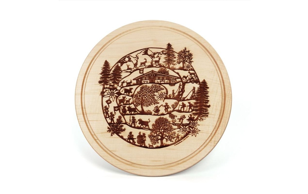 Trendform Plateau de service Plateau d'apéritif Swiss Tradition Brun