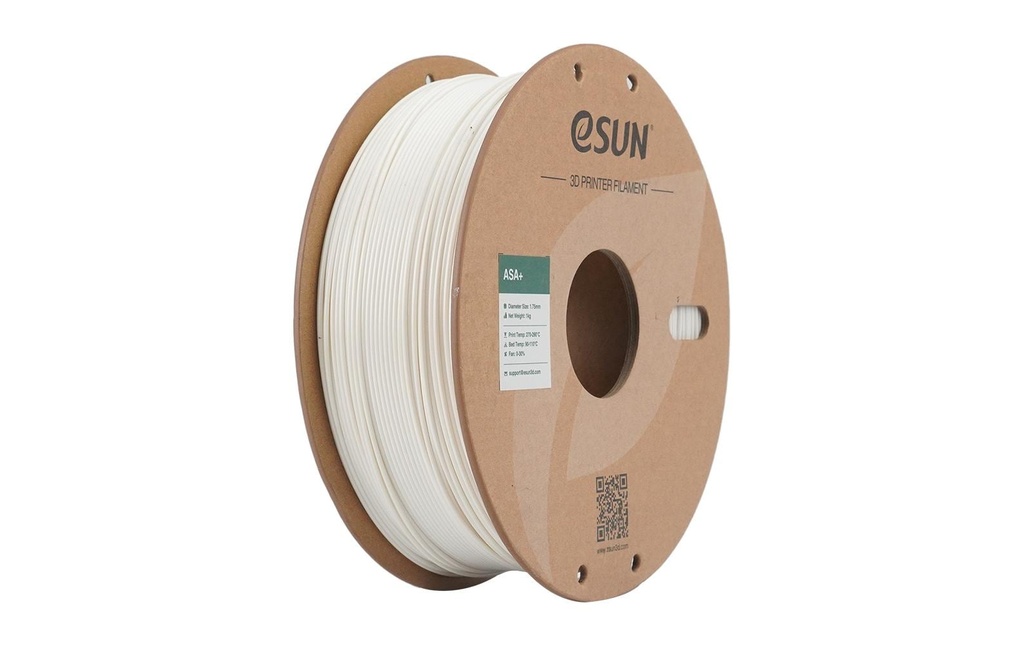 eSun Filament ASA+ Blanc 1.75 mm 1 kg