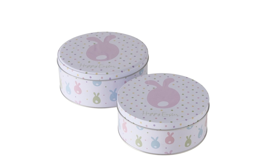 Boltze Boîte à biscuits Eggard Set de 2 pièces
