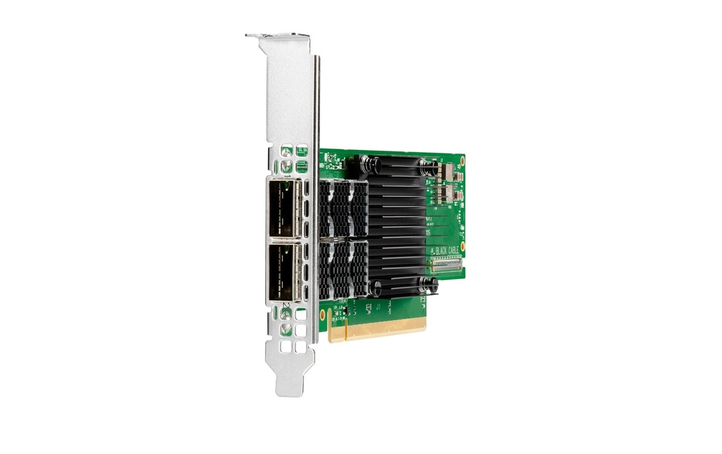 HPE Carte réseau QSFP56 P23666-B21 100Gbps PCI-Express x16
