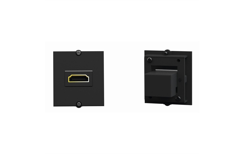 Bachmann Cadre HDMI femelle 90 noir