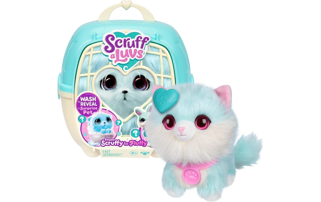 moose Peluche Scruff-A-Luvs Pet bleu Little, 22 cm
