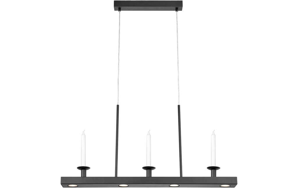 Markslöjd Lampe suspendue DINING 4-flamme fer Noir