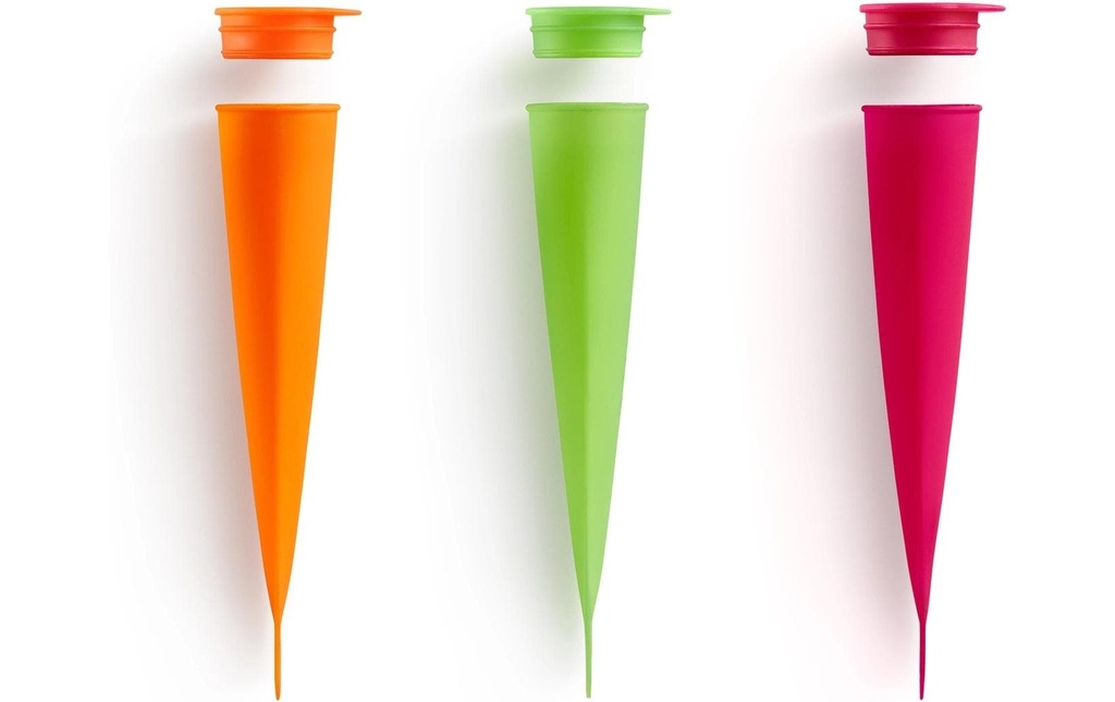 Lékué Moule à glace Silicone, set de 3