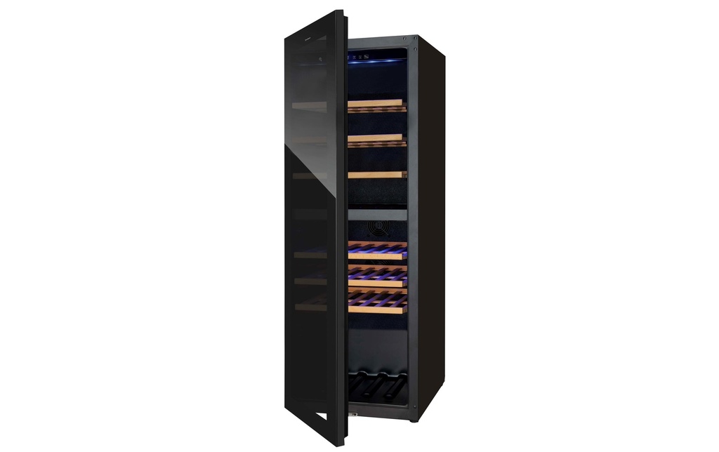 Trisa Armoire de mise en température pour le vin 7744.0145 Noir, Gauche