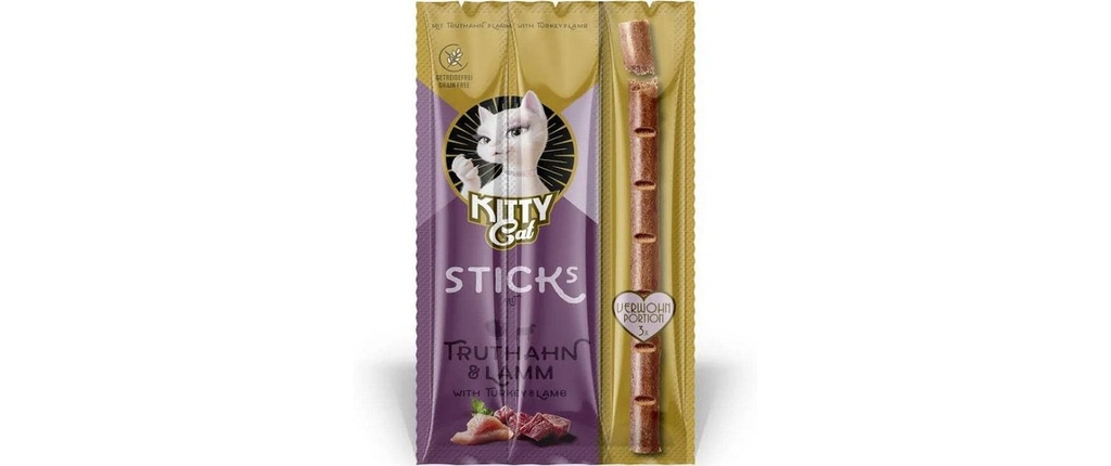 KITTY Cat Collation pour chat KittyCat Stick Truthan, agneau 15 g