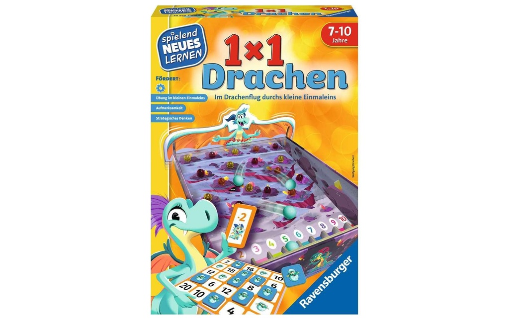 RAVENSBURGER Jeu éducatif 1x1 Drachen