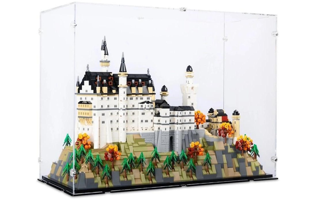 iDisplayit Présentoir en acrylique pour LEGO 21063 Château de Neuschwanstein