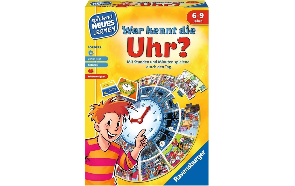 RAVENSBURGER Jeu éduc. Wer kennt die Uhr