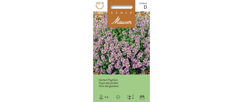 Samen Mauser Semence Thym (Jardin/Hiver)