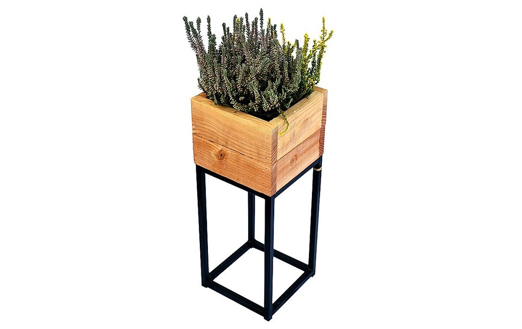 Innovesta Bac à fleurs avec support 20 x 20x 50 cm