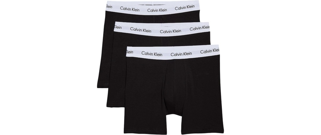 Calvin Klein Wäsche Boxer Brief 3Pk Noir, S