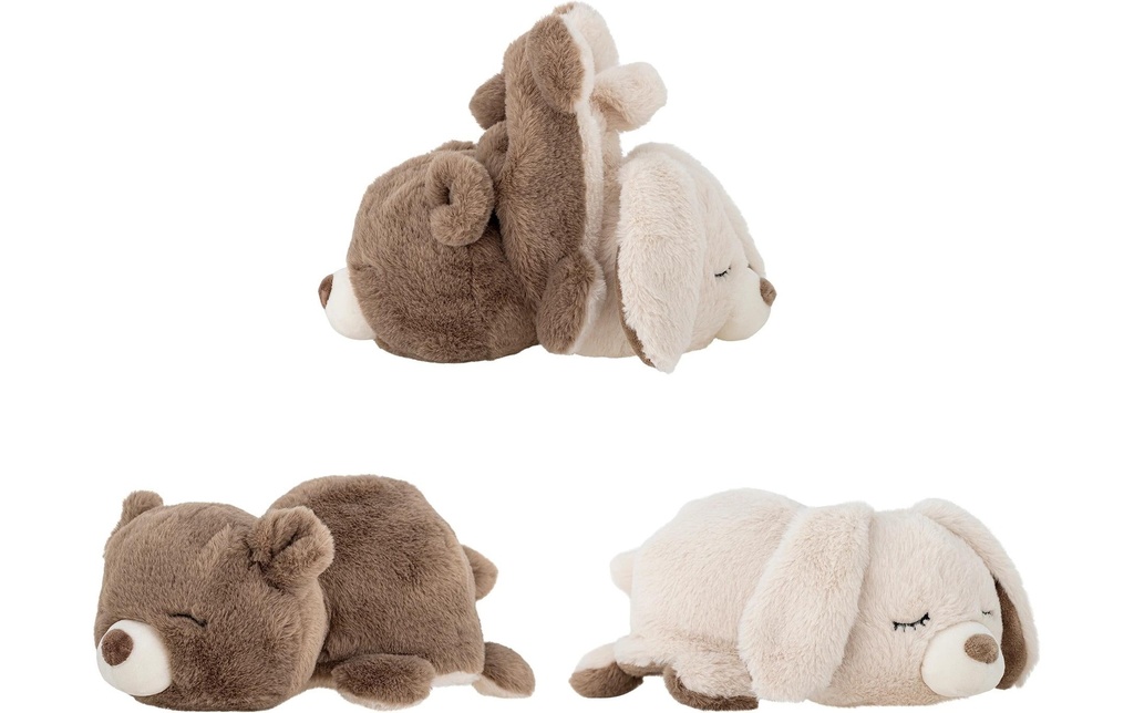 Bloomingville Peluche Berta Beige, Brun